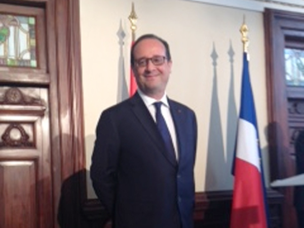 Alliance Française – Rencontre avec François Hollande à Cuba