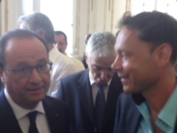 François Hollande & Patrick Bertrand